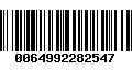 Código de Barras 0064992282547