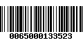 Código de Barras 0065000133523