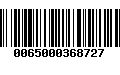 Código de Barras 0065000368727