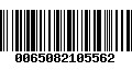 Código de Barras 0065082105562