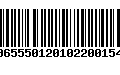 Código de Barras 00655501201022001549