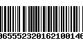 Código de Barras 00655523201621001461