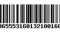 Código de Barras 00655531601321001607