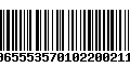 Código de Barras 00655535701022002111