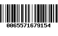 Código de Barras 0065571679154