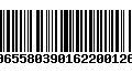 Código de Barras 00655803901622001264