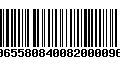 Código de Barras 00655808400820000963