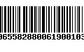 Código de Barras 00655828800619001036