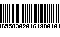 Código de Barras 00655830201619001012