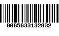 Código de Barras 0065633132832