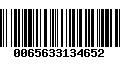 Código de Barras 0065633134652