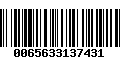 Código de Barras 0065633137431