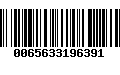 Código de Barras 0065633196391