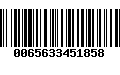 Código de Barras 0065633451858