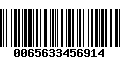 Código de Barras 0065633456914