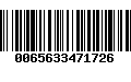 Código de Barras 0065633471726