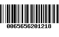 Código de Barras 0065656201218