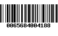 Código de Barras 0065684004188