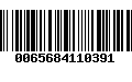 Código de Barras 0065684110391