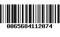 Código de Barras 0065684112074