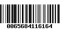 Código de Barras 0065684116164