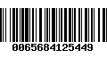 Código de Barras 0065684125449