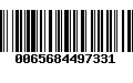 Código de Barras 0065684497331