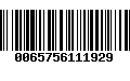 Código de Barras 0065756111929