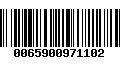 Código de Barras 0065900971102