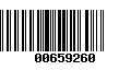 Código de Barras 00659260