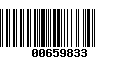 Código de Barras 00659833