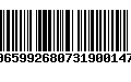 Código de Barras 00659926807319001471