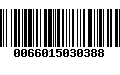 Código de Barras 0066015030388