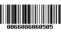 Código de Barras 0066086060505