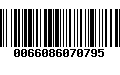 Código de Barras 0066086070795