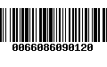 Código de Barras 0066086090120