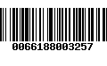 Código de Barras 0066188003257