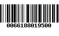 Código de Barras 0066188019500