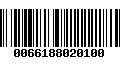 Código de Barras 0066188020100