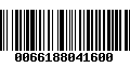 Código de Barras 0066188041600