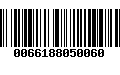 Código de Barras 0066188050060