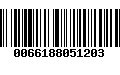 Código de Barras 0066188051203