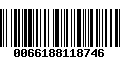 Código de Barras 0066188118746