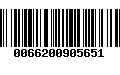 Código de Barras 0066200905651