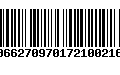 Código de Barras 00662709701721002161
