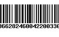 Código de Barras 00662824600422003300