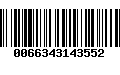 Código de Barras 0066343143552