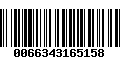 Código de Barras 0066343165158