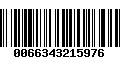 Código de Barras 0066343215976