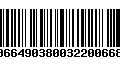 Código de Barras 00664903800322006689